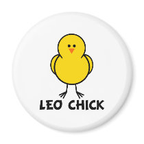 Leo Chick magnets by chicktshirts8 Leo Chick magnets