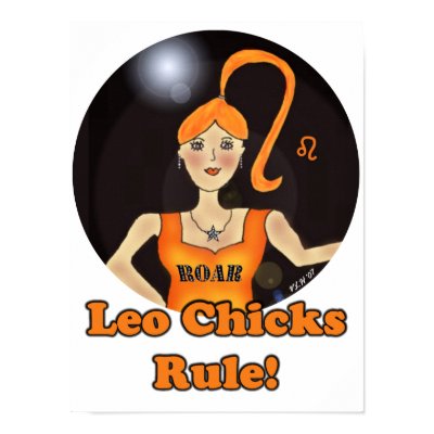 Leo Chicks Rule! Print by Victoreeah