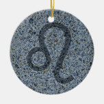 leo christmas tree ornament