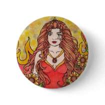 Leo Goddess buttons by LacyChenault Leo Goddess buttons
