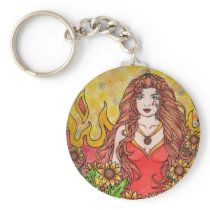 Leo Goddess keychains by LacyChenault Leo Goddess keychains