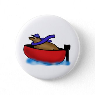 Leo Goes Boating button