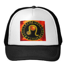 LEO , Golden ,Zodoac Birthday Jewel Hats
