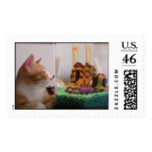 Leo gone fishin stamp