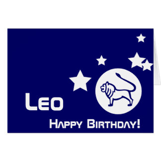 Leo Birthday Cards | Zazzle