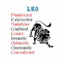 Leo Horoscope Zodiac Sign t-shirts