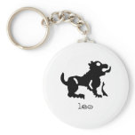 Leo in black keychains