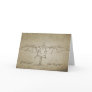 Leo in Rain - Greeting Card (blank)