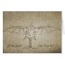 Leo in Rain - Greeting Card (blank)