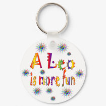 Leo is Fun keychains by TLArnold3 Leo is Fun keychains
