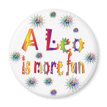 Leo is Fun magnets by TLArnold3 Leo is Fun magnets