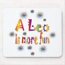 Leo is Fun mousepads by TLArnold3 Leo is Fun mousepads