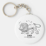 Leo (July 23rd - August 22nd) Keychain