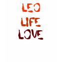 LEO, LIFE, LOVE t-shirts