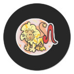 leo lion symbol stickers