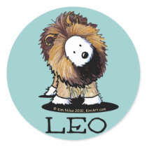 LEO Lion Westie Stickers stickers
