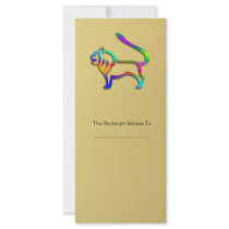 Leo Lion Zodiac Star Sign Rainbow Color Rack Card