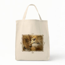 Leo - Lions in Colored Pencil Eco-Friendly Tote bags by UponRequest Leo - Lions in Colored Pencil Eco-Friendly Tote bags