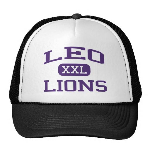 Leo Lions Leo High School Leo Indiana Trucker Hat Zazzle