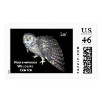 'Leo' Long-eared Owl postage by Northwoods 'Leo' Long-eared Owl postage