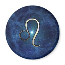 Leo Refrigerator Magnet