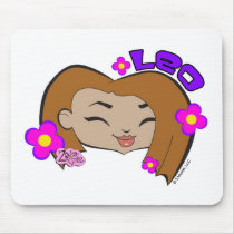 Leo Mousepad by zodiacgirlz Leo Mousepad