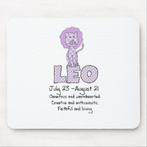 Leo mousepads by GinghamBabies Leo mousepads