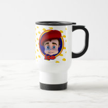 Leo Portrait with Logo Travel Mug mugs