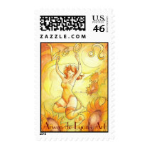 Leo Postage Stamp