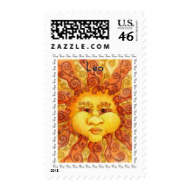 Leo Postage Stamp