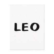 Leo postcards
