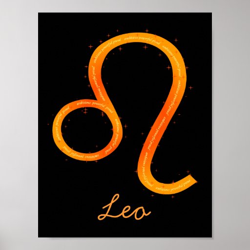 Leo Poster | Zazzle