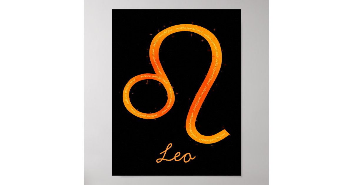 Leo Poster | Zazzle