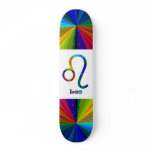Leo Psychedelic Custom Skate Board