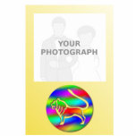 Leo Rainbow Color Lion Zodiac Photo Frame Photo Cut Out