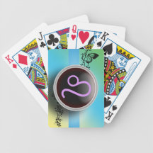 Leo Sign Playing Cards