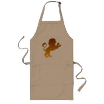 Leo Silhouette aprons by YellowRoseGallery Leo Silhouette aprons
