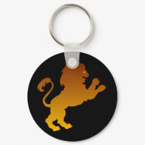 Leo Silhouette keychains by YellowRoseGallery Leo Silhouette keychains