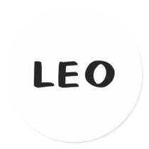 Leo stickers by TeeZazzle Leo stickers
