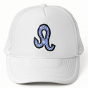 Leo Symbol (style1_blue) hat