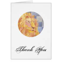 Leo Thank You Card cards