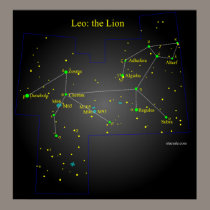 Leo The Lion Constellation posters