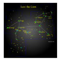Leo The Lion Constellation posters