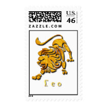 Leo the Lion Postage Stamp