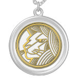 Leo the Lion Sterling Silver Pendant Necklace