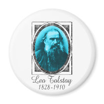 Leo Tolstoy magnets by nakedzealot Leo Tolstoy magnets