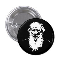 Leo Tolstoy - portrait Pinback Buttons