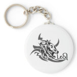 Leo Tribal Lion Tattoo Key Chains