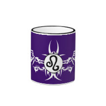 Leo Tribal Purple Mug