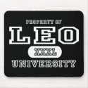 Leo University Dark mousepads